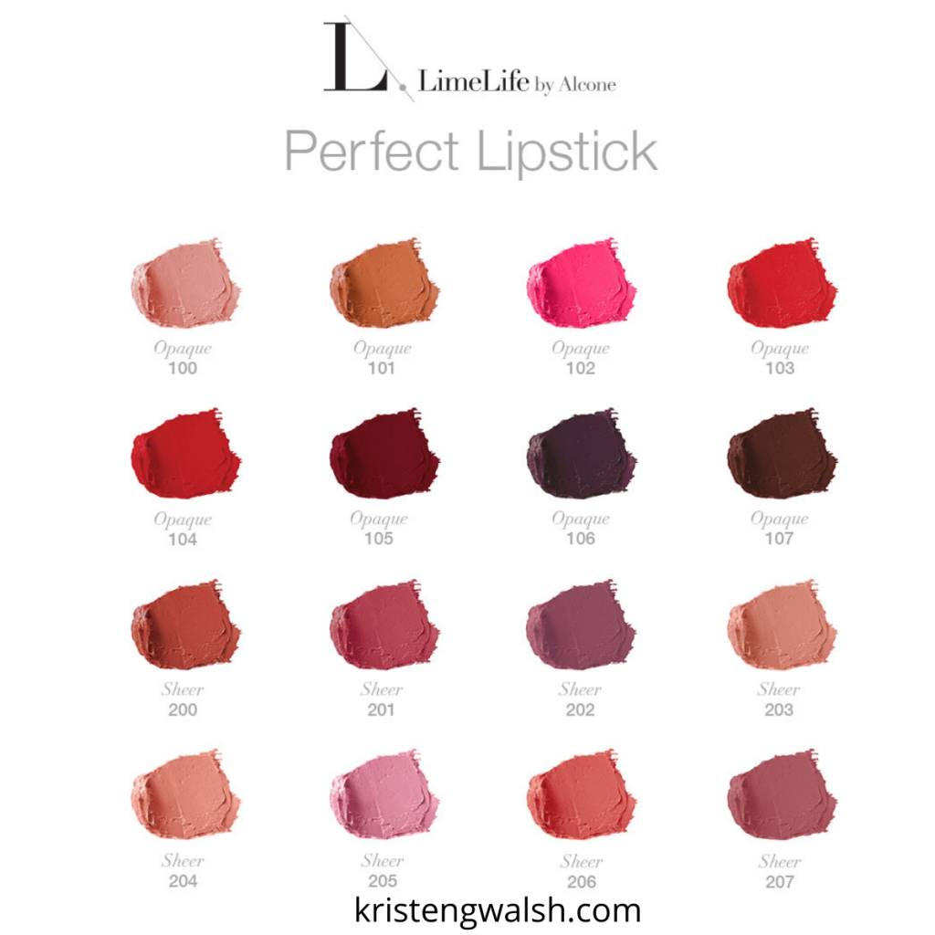 LimeLife Lipstick Colors