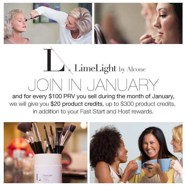 LimeLight by Alcone Joining Incentive