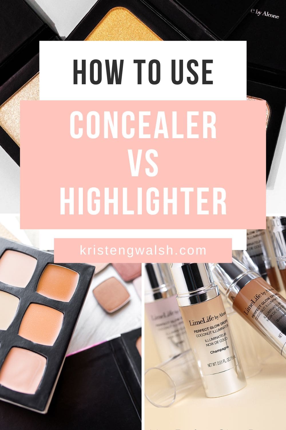 Concealer vs Highlighter